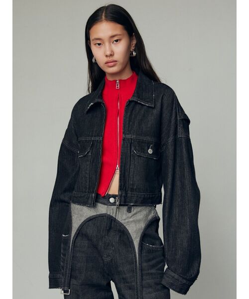 ダブスタ Gジャン デニムジャケット DOUBLE STANDARD CLOTHING デニムジャケット gジャン ショート丈