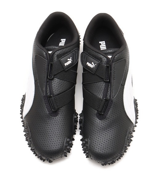☆美品☆【プーマ】モストロパーフ (26.5) レザー　スパイクソール　黒 PUMA スニーカー MOSTRO PERF / プーマ モストロ パーフ メンズ