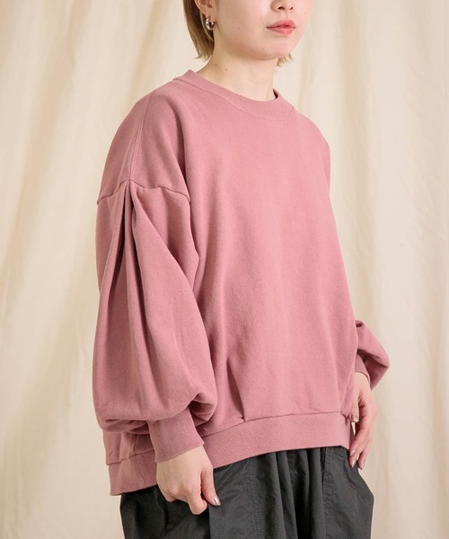 Brocante ブロカント／ヴィンテージ裏毛ココントレーナー／グレージュ Brocante / ブロカント] ヴィンテージ裏毛 ココントレーナー | Domingo