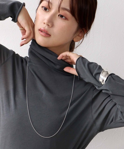 tシャツ 斜行ガーゼシアータートル レディース Jines tシャツ 斜行ガーゼシアータートル レディース : ZOZOTOWN