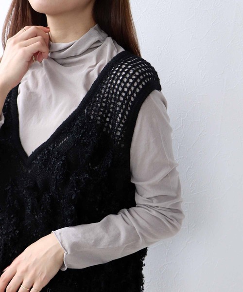 tシャツ 斜行ガーゼシアータートル レディース Jines tシャツ 斜行ガーゼシアータートル レディース : ZOZOTOWN