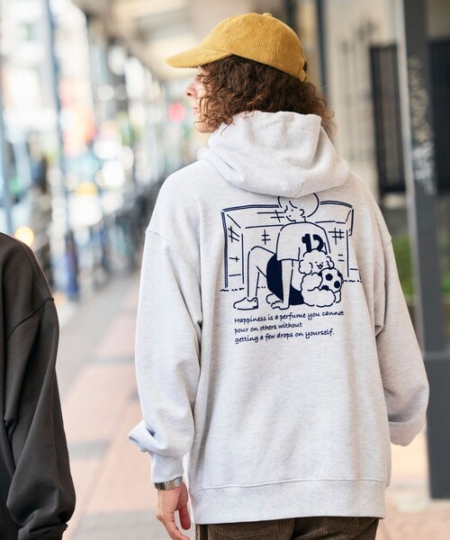 TBロゴプリント パーカー FREAK'S STORE パーカー tombonia/トムボニア 別注 フットボール