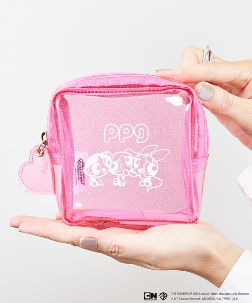 flapper_bags ポーチ FLAPPER フラッパー:パワーパフ ガールズ PVC
