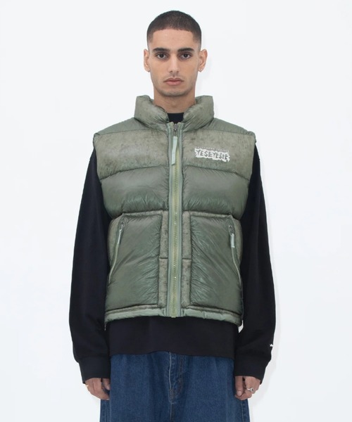 アウターその他 YESEYESEE Hooligans Down Vest V2 Blue YESEYESEE ダウンベスト ベスト Hooligans Down Vest V2 メンズ