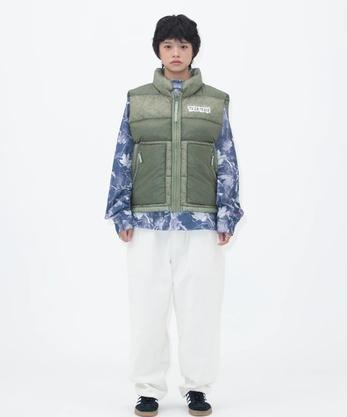 アウターその他 YESEYESEE Hooligans Down Vest V2 Blue YESEYESEE ダウンベスト ベスト Hooligans Down Vest V2 メンズ
