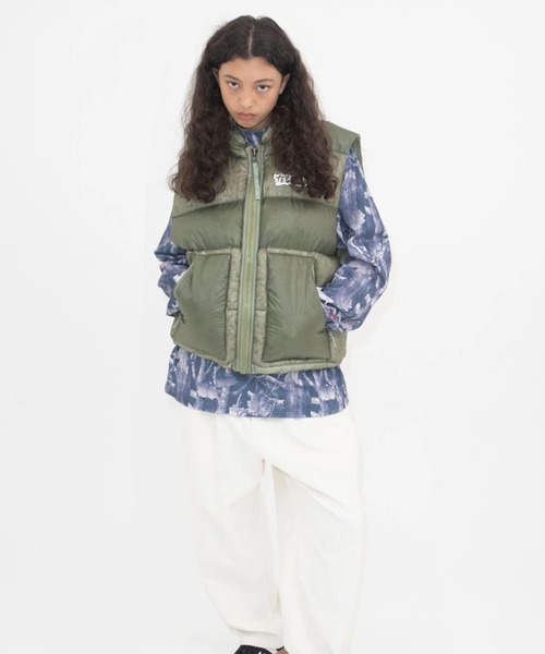 アウターその他 YESEYESEE Hooligans Down Vest V2 Blue YESEYESEE ダウンベスト ベスト Hooligans Down Vest V2 メンズ