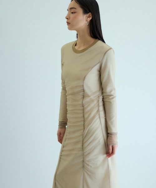 ADAM ET ROPE'（アダムエロペ） ワンピース 「洗える・ストレッチ