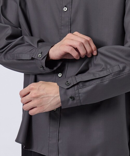 STUDIOUS（ステュディオス） シャツ COLOR STITCH SHIRTS/洗える/シワ