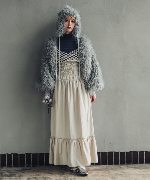 ORIENT MILLINERY コート アウター TIBETAN LAMB FUR ARM BOLERO