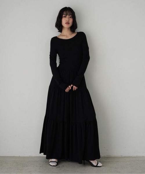 Cla STEllaR ワンピース ティアード カットソー 長袖 : ZOZOTOWN Yahoo 