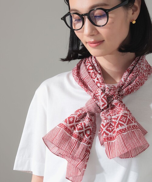 Demi-Luxe BEAMS ストール マフラー AK+1 / コットンシルク