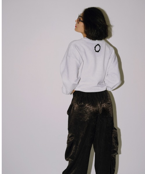 null. トレーナー スウェット null×Tomoko.BコラボLEAF