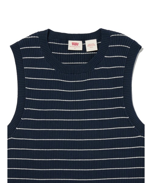 Levi's（リーバイス） タンクトップ ノースリーブ OCEAN ボーダー