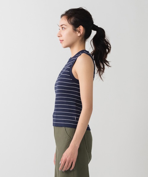 Levi's（リーバイス） タンクトップ ノースリーブ OCEAN ボーダー