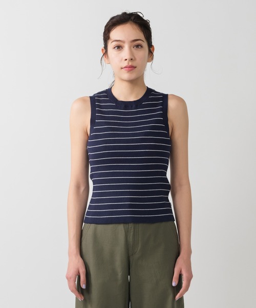 Levi's（リーバイス） タンクトップ ノースリーブ OCEAN ボーダー