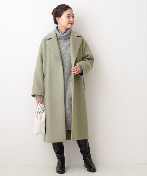 イエナ　コート IENA（イエナ） チェスターコート 38 ブラック レディース : ZOZOTOWN