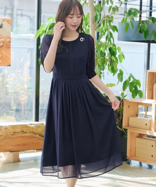 Tiaclasse ワンピース シフォンワンピース : ZOZOTOWN Yahoo!店 - 通販