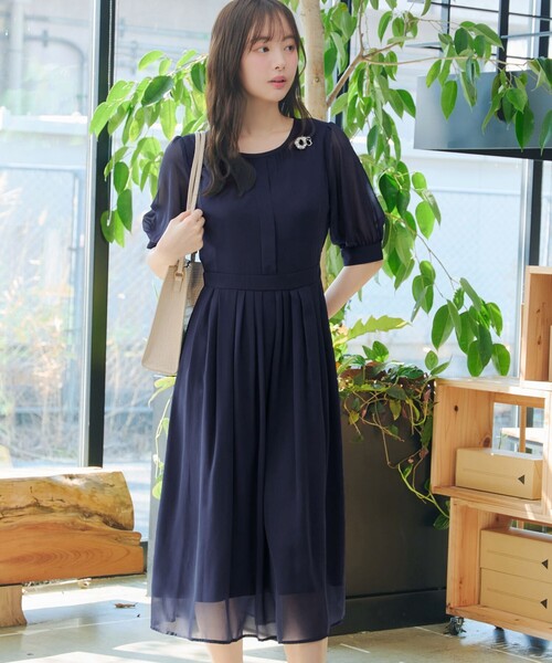 Tiaclasse ワンピース シフォンワンピース : ZOZOTOWN Yahoo!店 - 通販