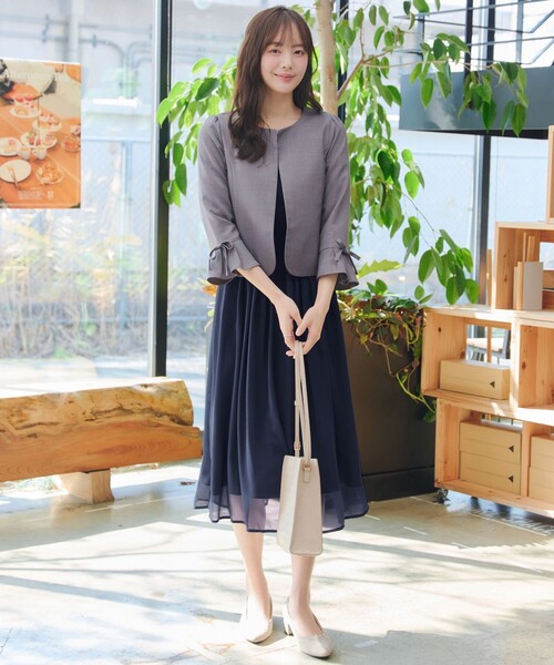 Tiaclasse ワンピース 半袖 シフォンワンピース : ZOZOTOWN Yahoo!店