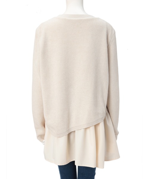 「fifth」 長袖ニット MEDIUM ベージュ レディース_画像5