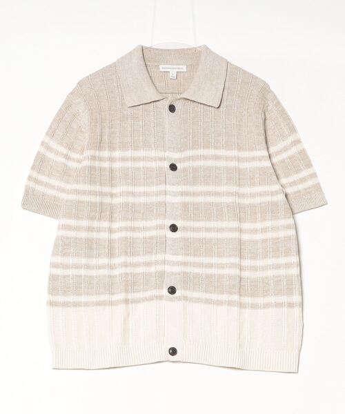 リネンコットンニットポロシャツ リネンコットン ニットポロシャツ | TOMORROWLAND (Men