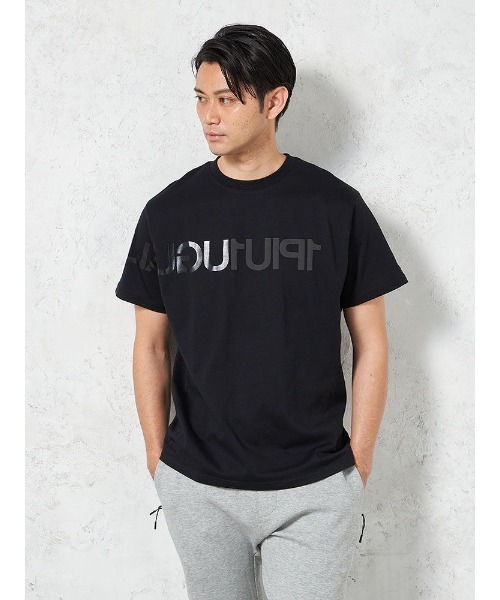1PIU1UGUALE3 RELAX tシャツ 「1PIU1UGUALE3 RELAX」BIG LOGO INVERTED