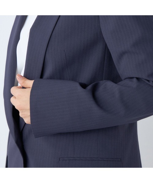 SUIT SELECT 4S A5 濃紺 セットアップ 洗える ストレッチ ゴム SUIT SELECT セレモニースーツ セットアップ 入学式 「おうちで洗える
