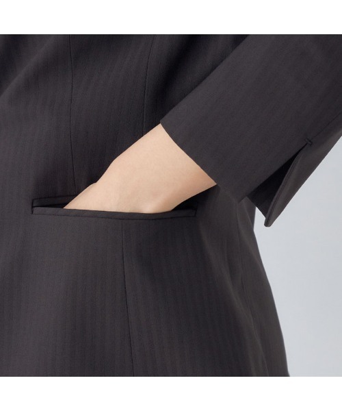 SUIT SELECT 4S 洗える シアサッカー ストレッチ トラベルスーツ SUIT SELECT セレモニースーツ セットアップ 入学式 「おうちで洗える
