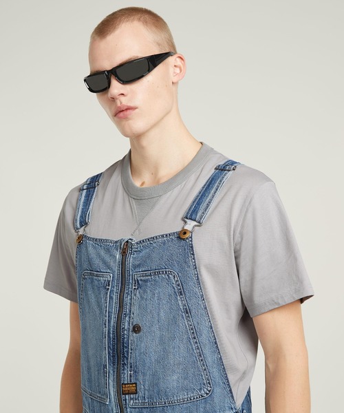 G-STAR RAW オーバーオール サロペット DENIM DUNGAREE 3D LOOSE/立体