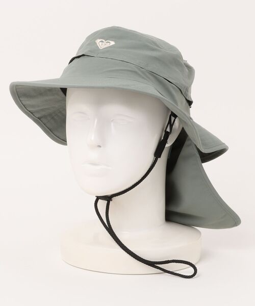 【新品未使用】ROXY 日焼け防止　ビーチハット レディース　帽子　花柄 ROXY 帽子 ハット UV WATER BEACH HAT P/ロキシーUVカット