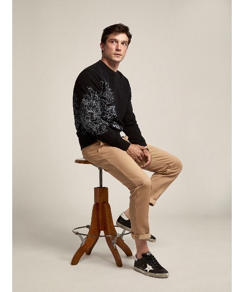 トレーナー スウェット Sweater Embroidery メンズ メンズの画像