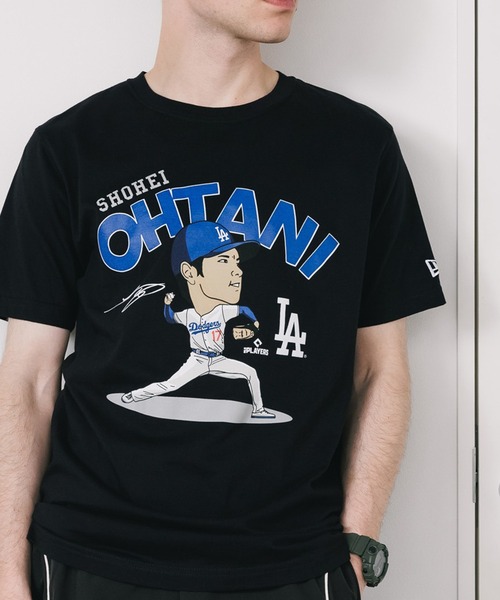 NEWERA MLB半袖 大谷翔平 コットン Tシャツ ドジャース サイズXL NEW ERA tシャツ ERA/ニューエラ ドジャース 大谷翔平 半袖T