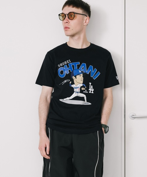 NEWERA MLB半袖 大谷翔平 コットン Tシャツ ドジャース サイズXL NEW ERA tシャツ ERA/ニューエラ ドジャース 大谷翔平 半袖T