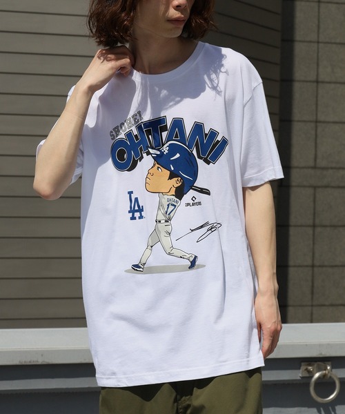値下げ中！MLB NEW ERA〜LA ドジャース　大谷翔平　Tシャツ　Lサイズ NEW ERA tシャツ ERA/ニューエラ ドジャース 大谷翔平 半袖T