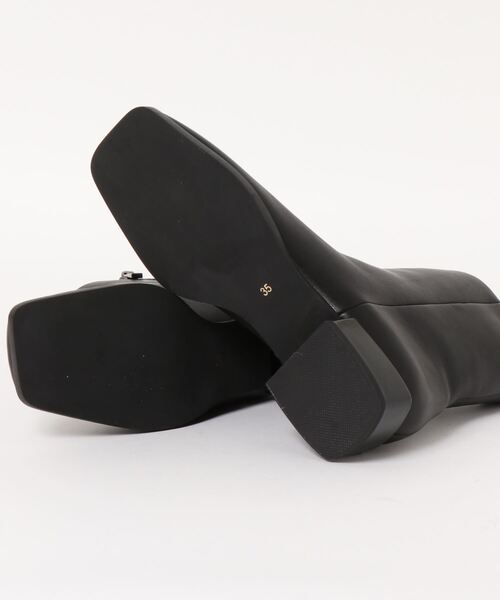 「Daniella&GEMMA」 ショートブーツ 36 グレー レディース_画像3