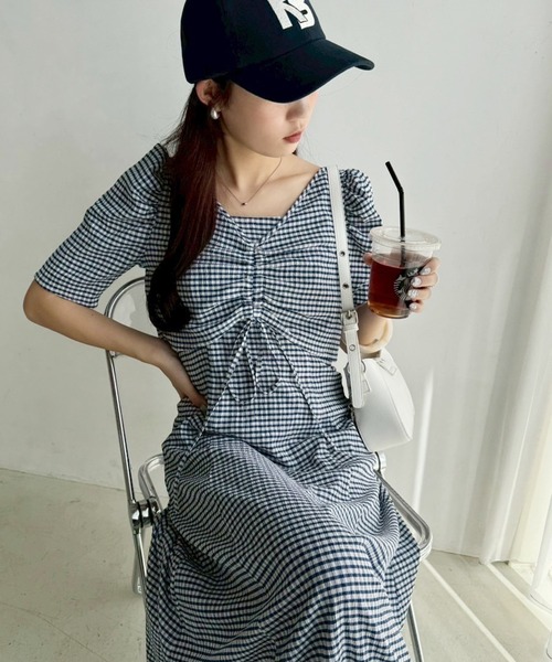 2024SS アプワイザーリッシェ チュール切替ワンピース サイズ1