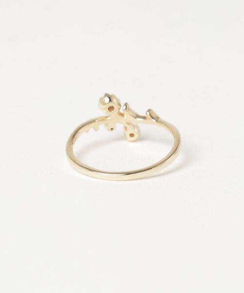 agete（アガット） 指輪 リング K10ダイヤモンドリング（0.08ct