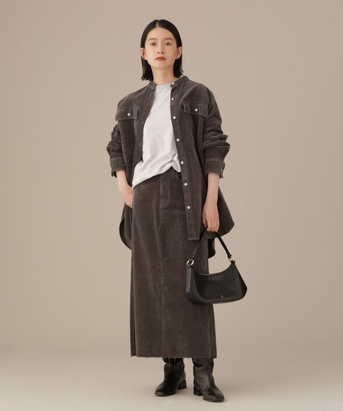 [Healthy denim] длинный рукав блуза 1s микро женский 