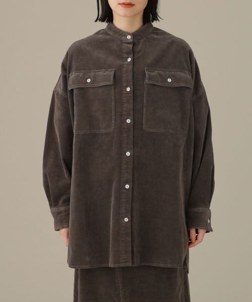 [Healthy denim] длинный рукав блуза 1s микро женский 