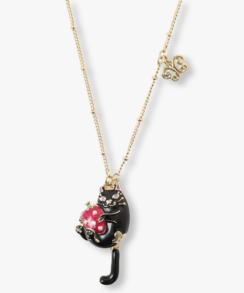 ANNA SUI ネックレス ANNA SUI ネックレス 蝶モチーフ ロケットネックレス レディース