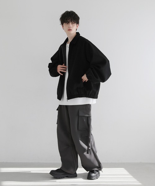 「LILL」 ジップアップブルゾン S グレー メンズ_画像7