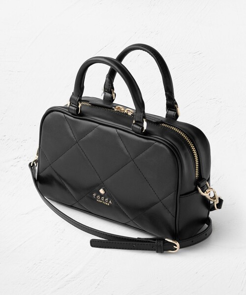 TOCCA 本革☆ボストンバッグ☆ブラック 美品 TOCCA（トッカ） ボストンバッグ OREILLER BAG ミニボストンバッグ