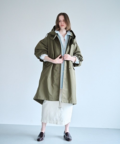 kha:ki（カーキ） ミリタリージャケット モッズコート 「KHA:KI