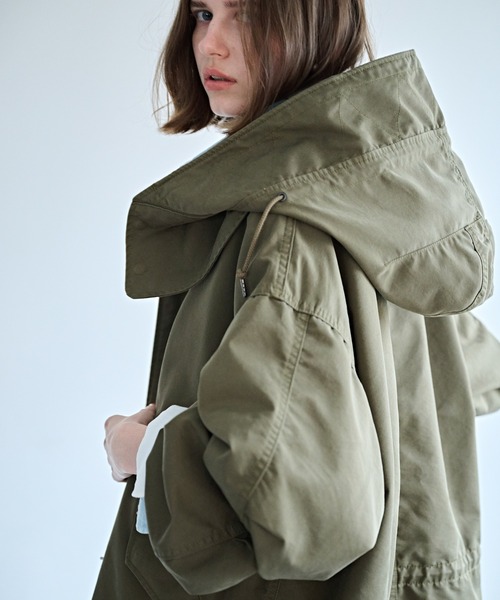 kha:ki（カーキ） ミリタリージャケット モッズコート 「KHA:KI