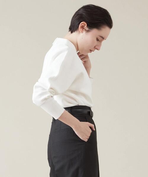 「martinique」 長袖ニット FREE ホワイト レディース_画像7