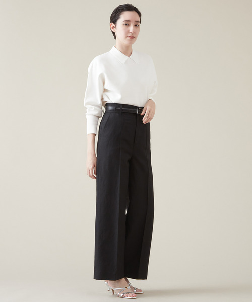 「martinique」 長袖ニット FREE ホワイト レディース_画像9