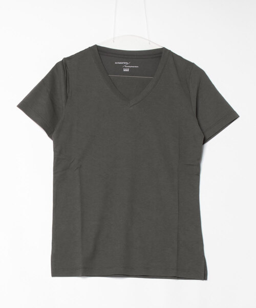 「NANO universe」 半袖Tシャツ S チャコール レディース
