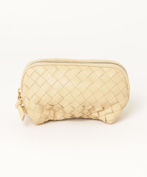 BOTTEGA VENETA (ザ・ポーチ) 美品 BOTTEGA VENETA 「BOTTEGA VENETA」 イントレチャート ポーチ