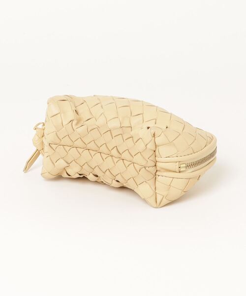 【BOTTEGAVENETA】お洒落♪ ウォレス ポーチ BOTTEGA VENETA イントレチャート バーティカル ウォレス ポーチ