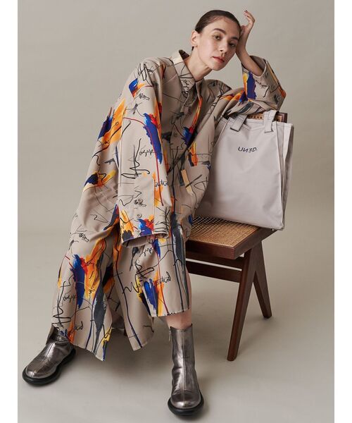 POINT COLOR PLEATS TOTE トートバッグ POINT COLOR PLEATS TOTE / ポイントカラープリーツトート